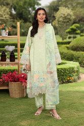 3-PC Unstitched Embroidered Lawn Lifestyle By Rang Rasiya | Reeha